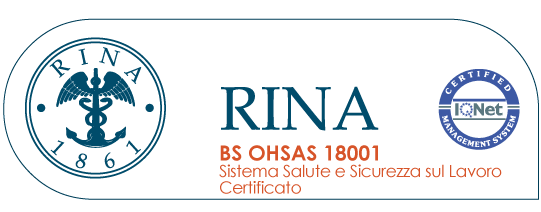 Certificazione RINA BS OHSAS 18001 - Sistema salute e sicurezza sul lavoro